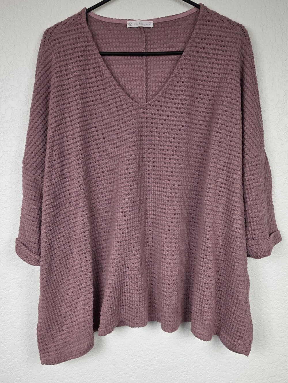 FSL Apparel Boho Knit Medium Tunic Blouse